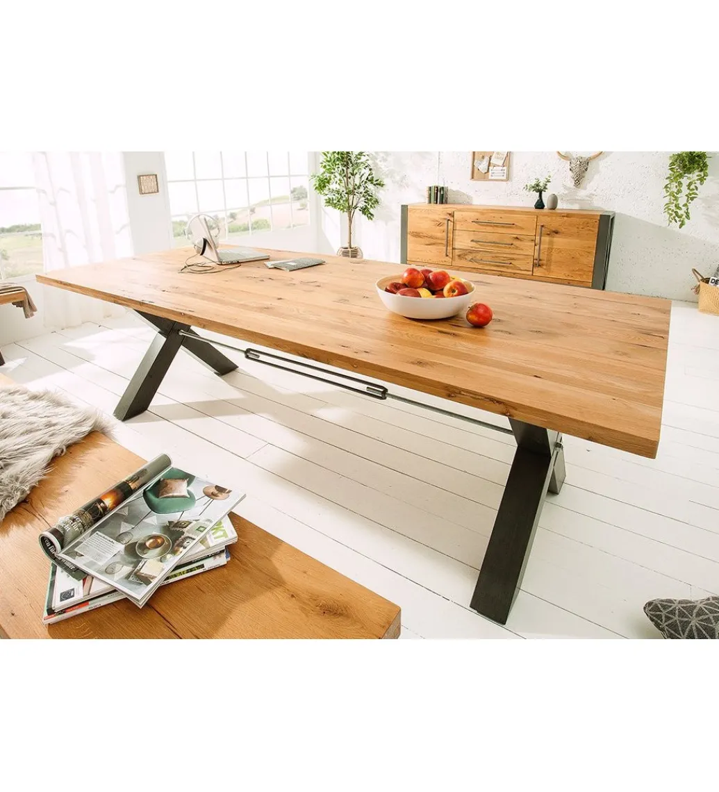Stół FACTORY 200 cm Thor drewno dębowe*Invicta Interior