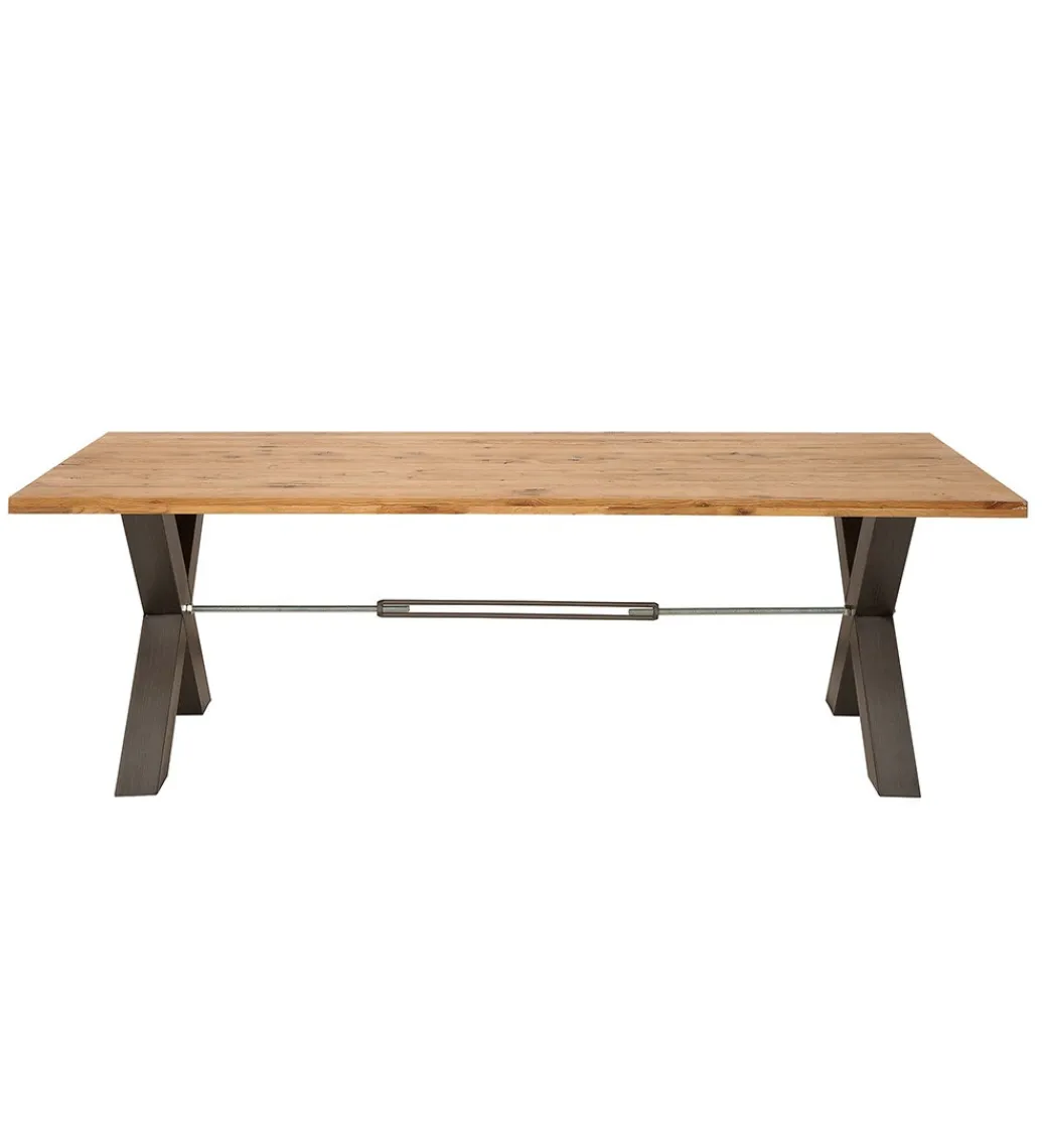 Stół FACTORY 200 cm Thor drewno dębowe*Invicta Interior