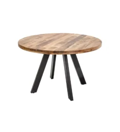 Stół Factory Iron Craft 120 cm drewno Mango*Invicta Interior