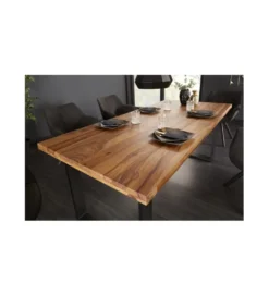 Stół  Factory Iron Craft 200 cm drewno sheesham*Invicta Interior Hot
