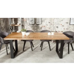 Stół Factory Iron Craft 200 cm drewno Mango*Invicta Interior Online
