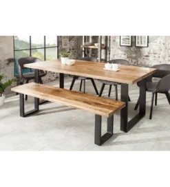 Stół Factory Iron Craft 200 cm drewno Mango*Invicta Interior Online