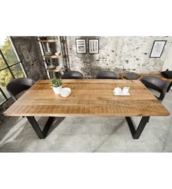 Stół Factory Iron Craft 200 cm drewno Mango*Invicta Interior Online