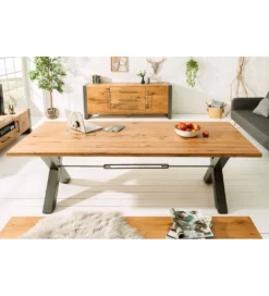 Stół FACTORY Thor 240 cm drewno dąb dziki*Invicta Interior Clearance