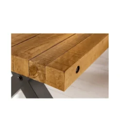 Stół FACTORY Thor 200 cm drewno sosna brąz*Invicta Interior