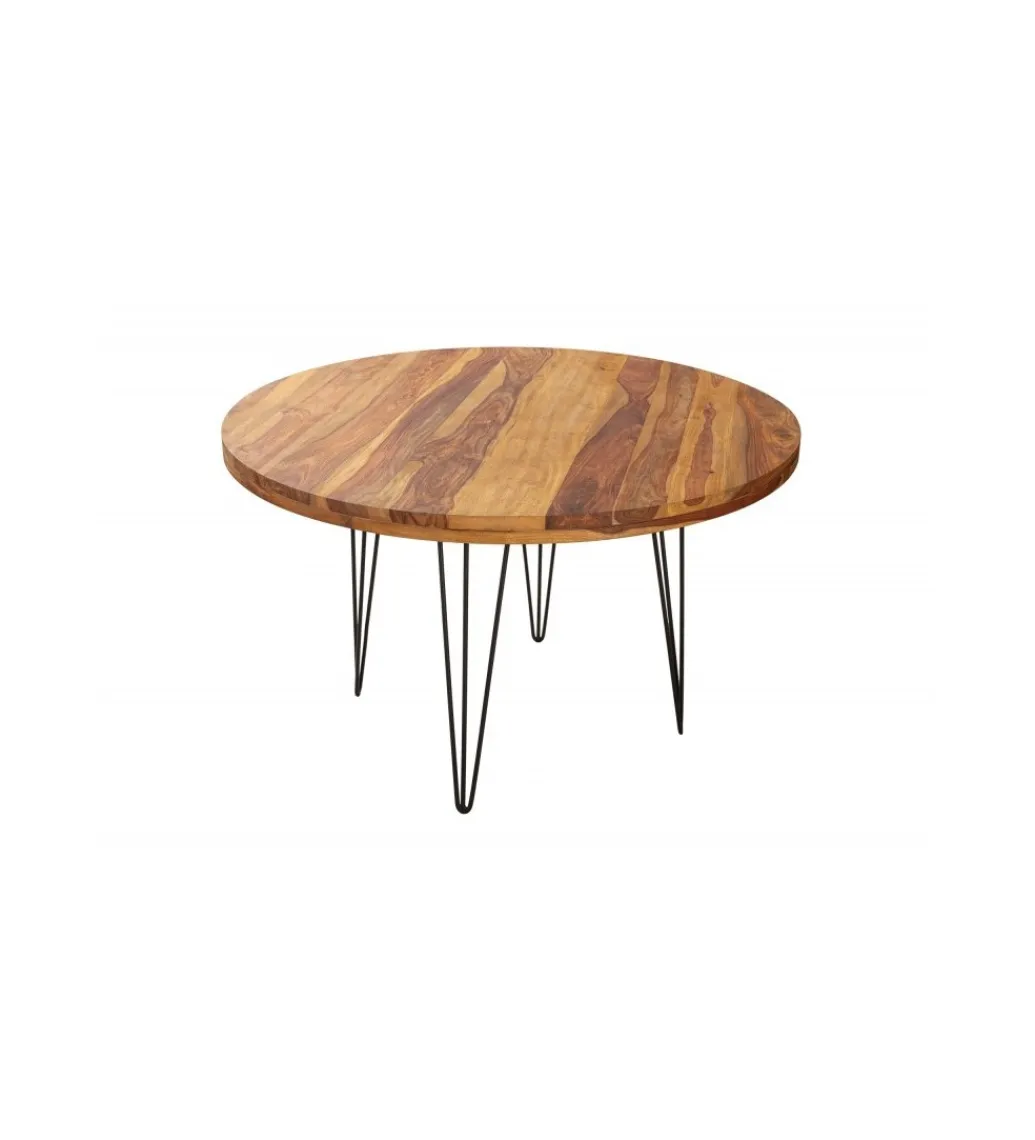 Stół FENICE Makassar 120 cm drewno Sheesham*Invicta Interior Clearance