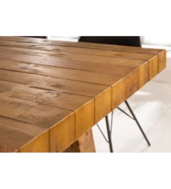 Stół FINES Finca 165 Cm drewno sosna brąz*Invicta Interior Sale
