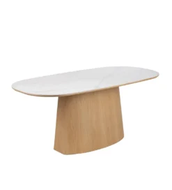 Stół FORYK 180 cm naturalny blat ceramika*Zona-Design Clearance