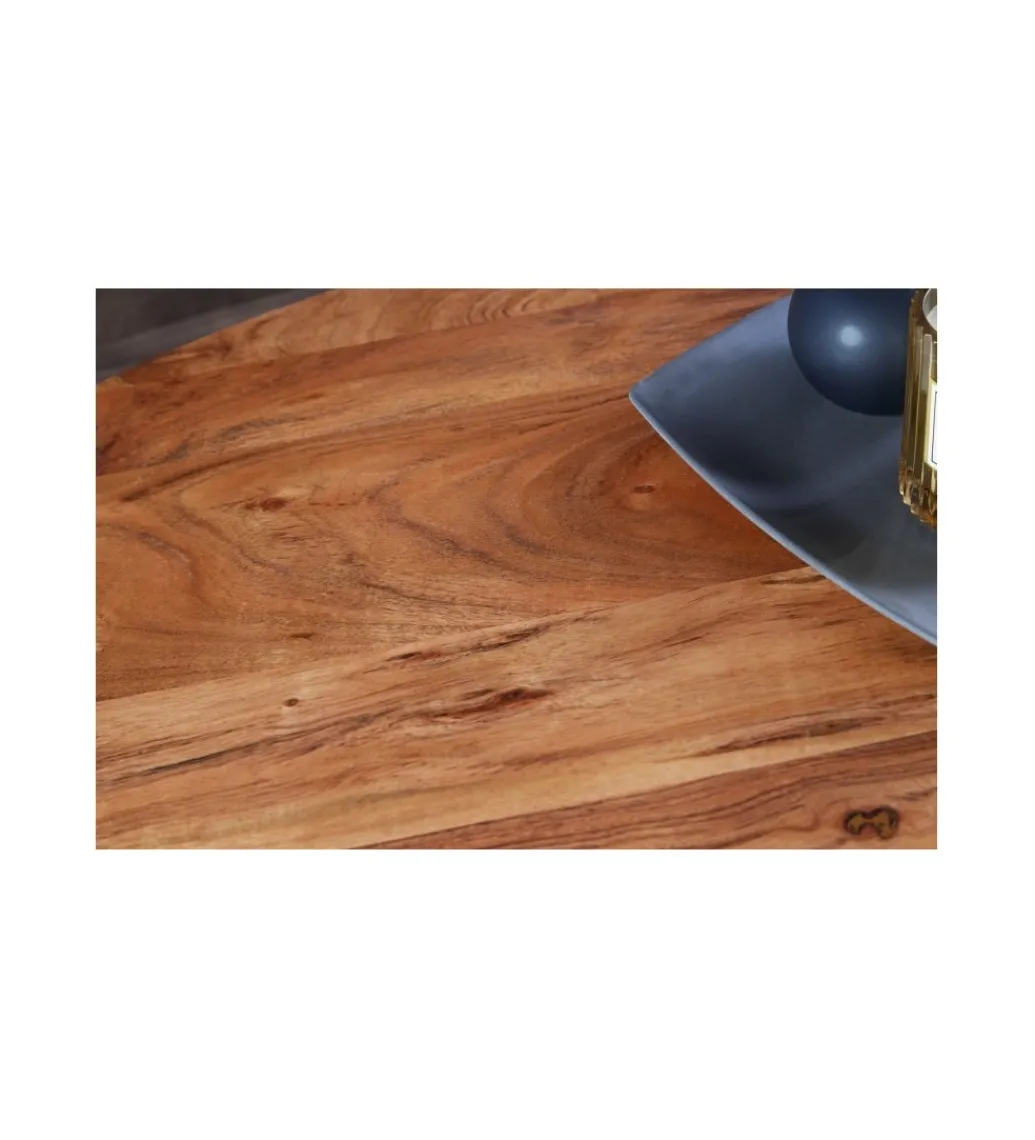Stół GEDREZ 120 cm drewno akacja*Invicta Interior Best