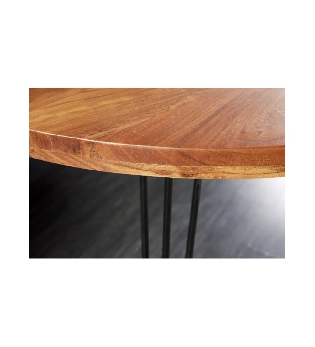 Stół GEDREZ 120 cm drewno akacja*Invicta Interior Best