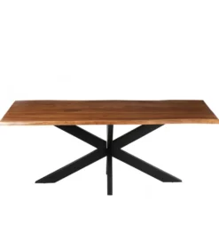 Stół GERARD 180 cm Drewno Akacja brąz*J-Line New