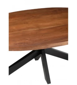 Stół GERARD 210 cm drewno akcja brązowy*J-Line Outlet