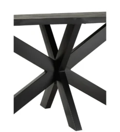 Stół GERARD 200 cm Drewno Mango Czarny*J-Line Outlet