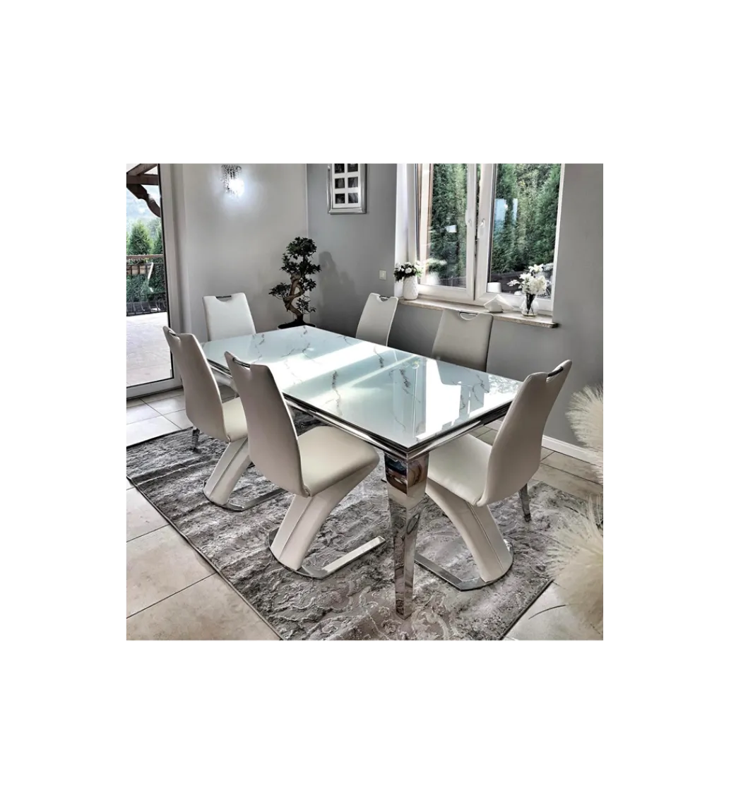 Stół GLORIA 180 cm optyka marmuru*Invicta Interior