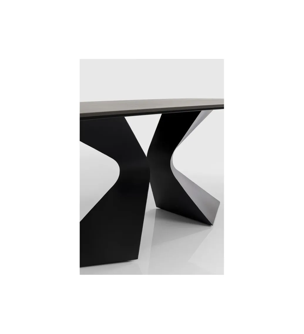 Stół GLOYRIA 200 cm ceramika w optyce czarnego marmuru*KDesign Outlet