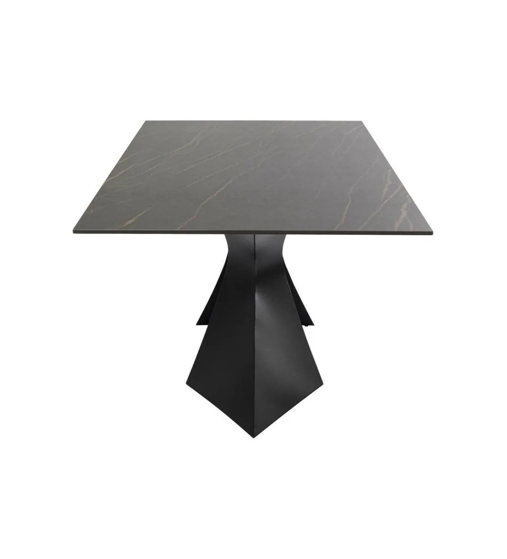 Stół GLOYRIA 200 cm ceramika w optyce czarnego marmuru*KDesign Outlet