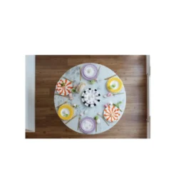 Stół GRACE 115 cm drewno mango marmur*KARE Outlet
