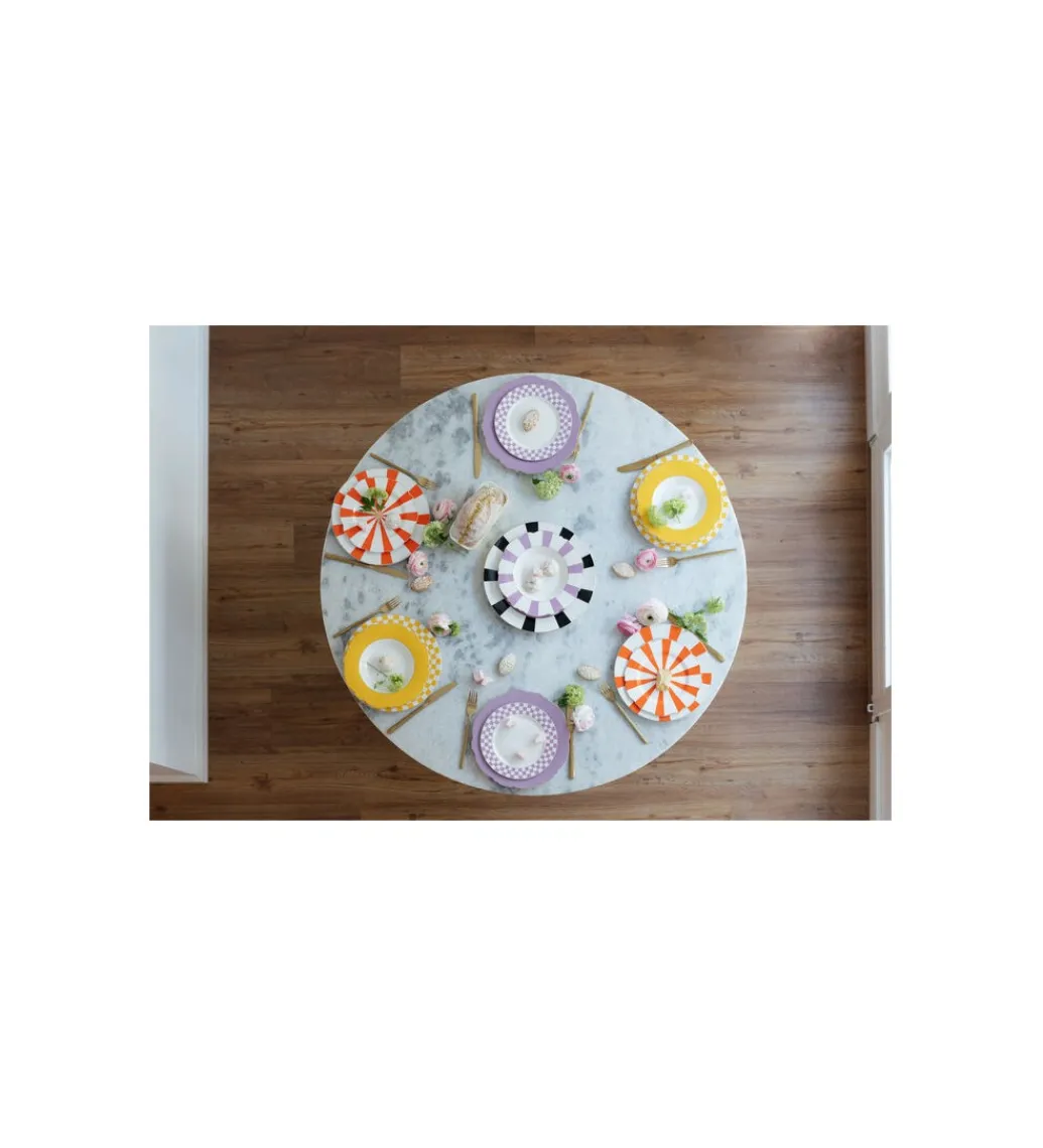 Stół GRACE 115 cm drewno mango marmur*KARE Outlet