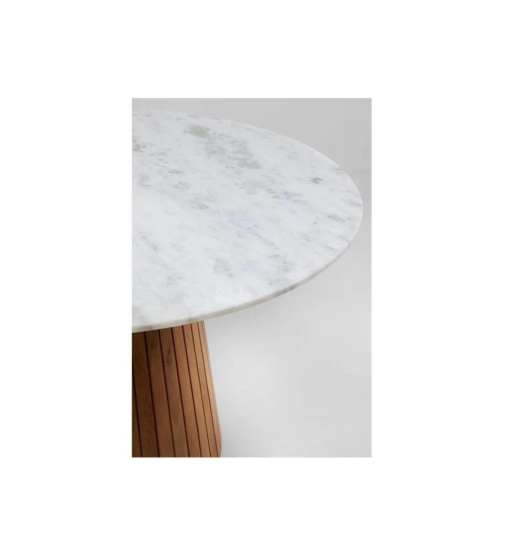 Stół GRACE 115 cm drewno mango marmur*KARE Outlet