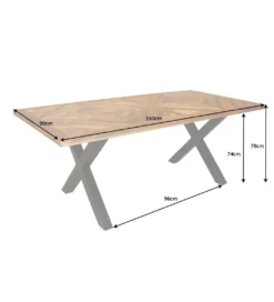 Stół GRANDE Infinity Home 200 Cm drewno Mango*Invicta Interior Sale
