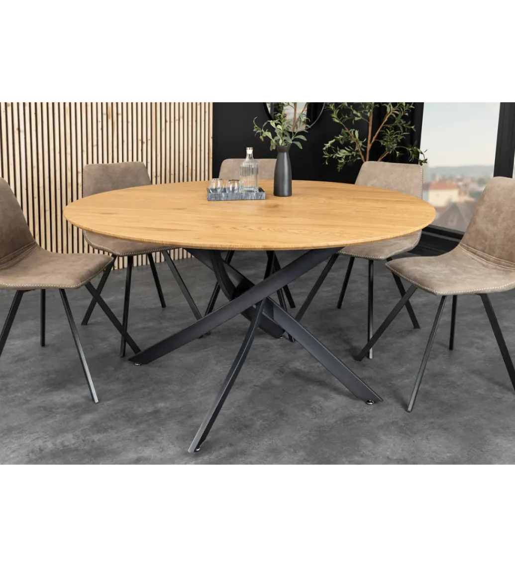 Stół HELIX 120 cm naturalny*Invicta Interior - przedsprzedaż Discount