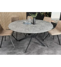 Stół HELIX 120 cm szary*Invicta Interior Sale