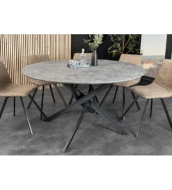Stół HELIX 120 cm szary*Invicta Interior Sale