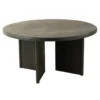 Stół HERAS 150 cm drewno teak czarny*J-Line