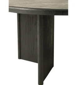 Stół HERAS 150 cm drewno teak czarny*J-Line
