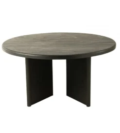 Stół HERAS 150 cm drewno teak czarny*J-Line