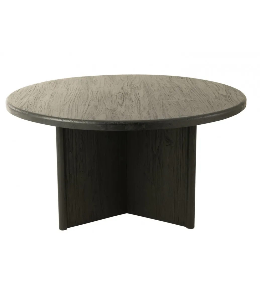 Stół HERAS 150 cm drewno teak czarny*J-Line