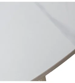 Stół HERE 120 cm ceramiczny blat biały*Exclusivas Clearance