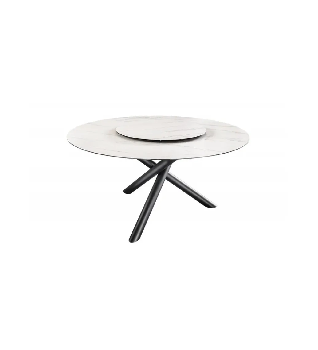 Stół IDAHO 150 cm ceramika w optyce białego marmuru*Invicta Interior New