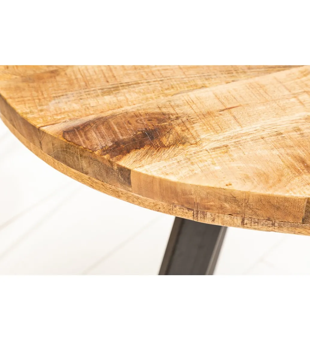 Stół Iron Craft 80 cm drewno Mango*Invicta Interior Hot