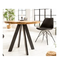 Stół Iron Craft 80 cm drewno Mango*Invicta Interior Hot