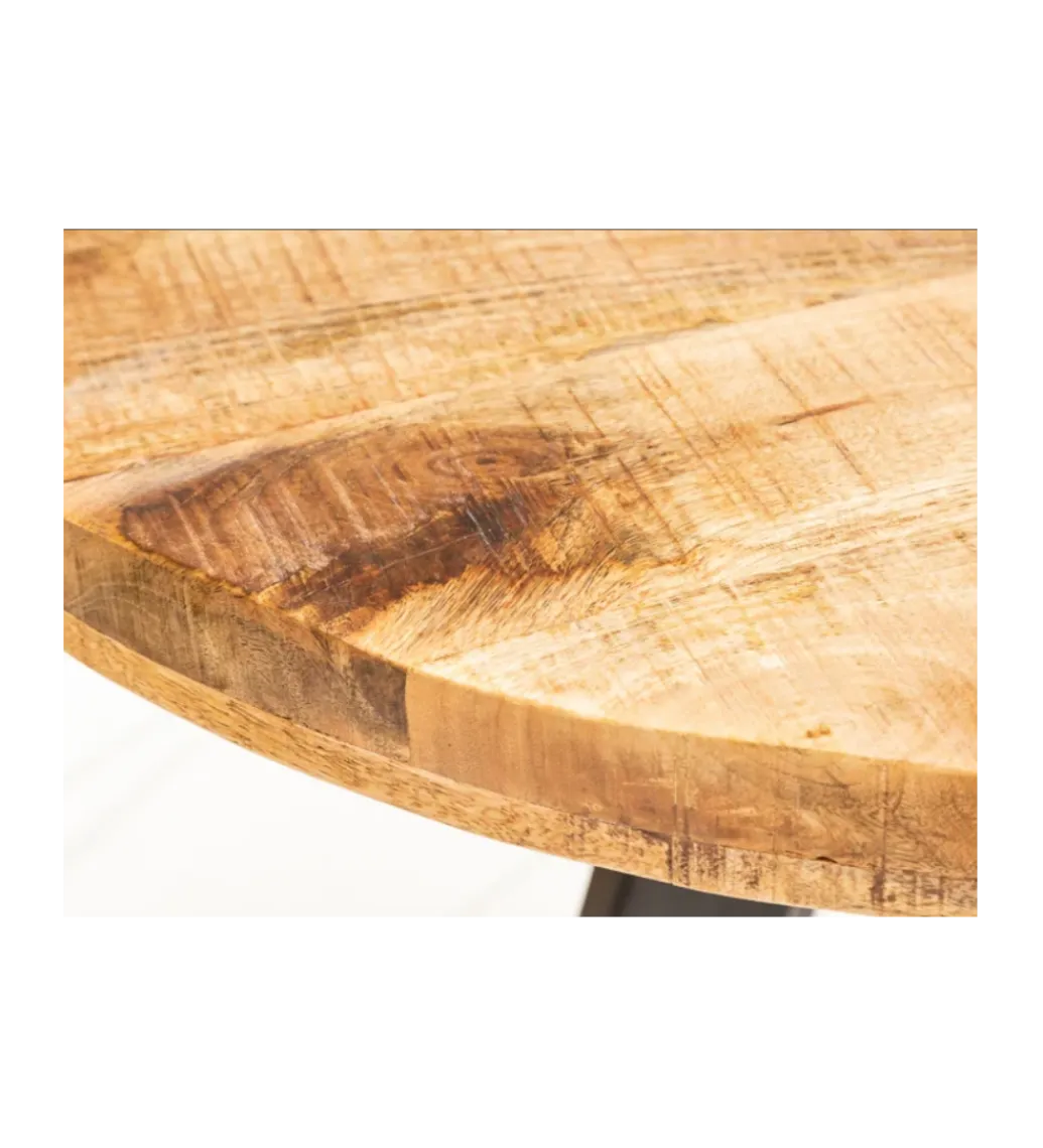 Stół Iron Craft 80 cm drewno Mango*Invicta Interior Hot