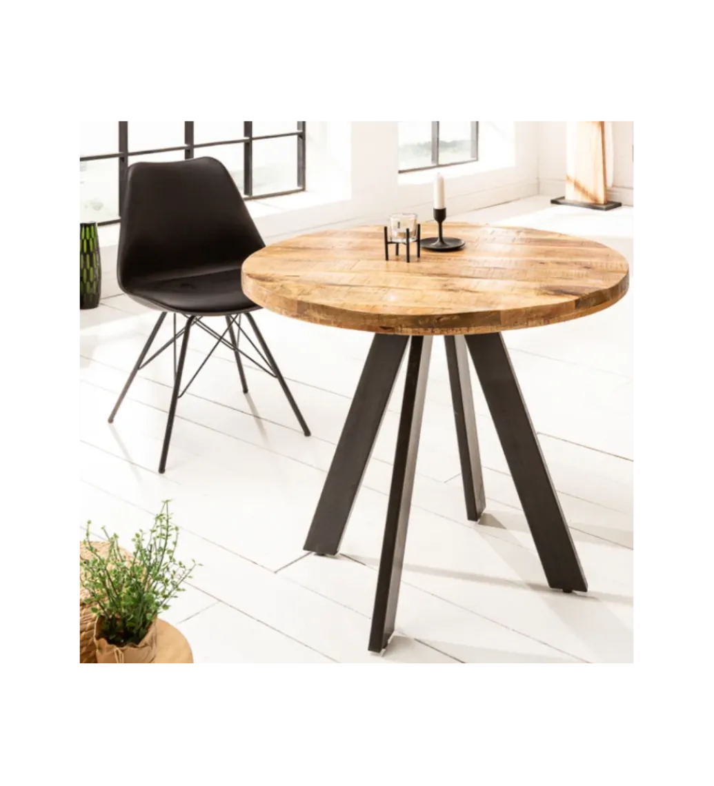 Stół Iron Craft 80 cm drewno Mango*Invicta Interior Hot