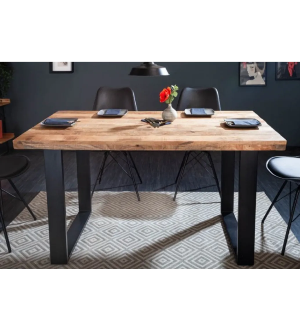Stół Iron Craft 120 Cm drewno Mango*Invicta Interior Hot