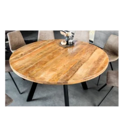 Stół IRON CRAFT 140 cm drewno mango naturalny*Invicta Interior New