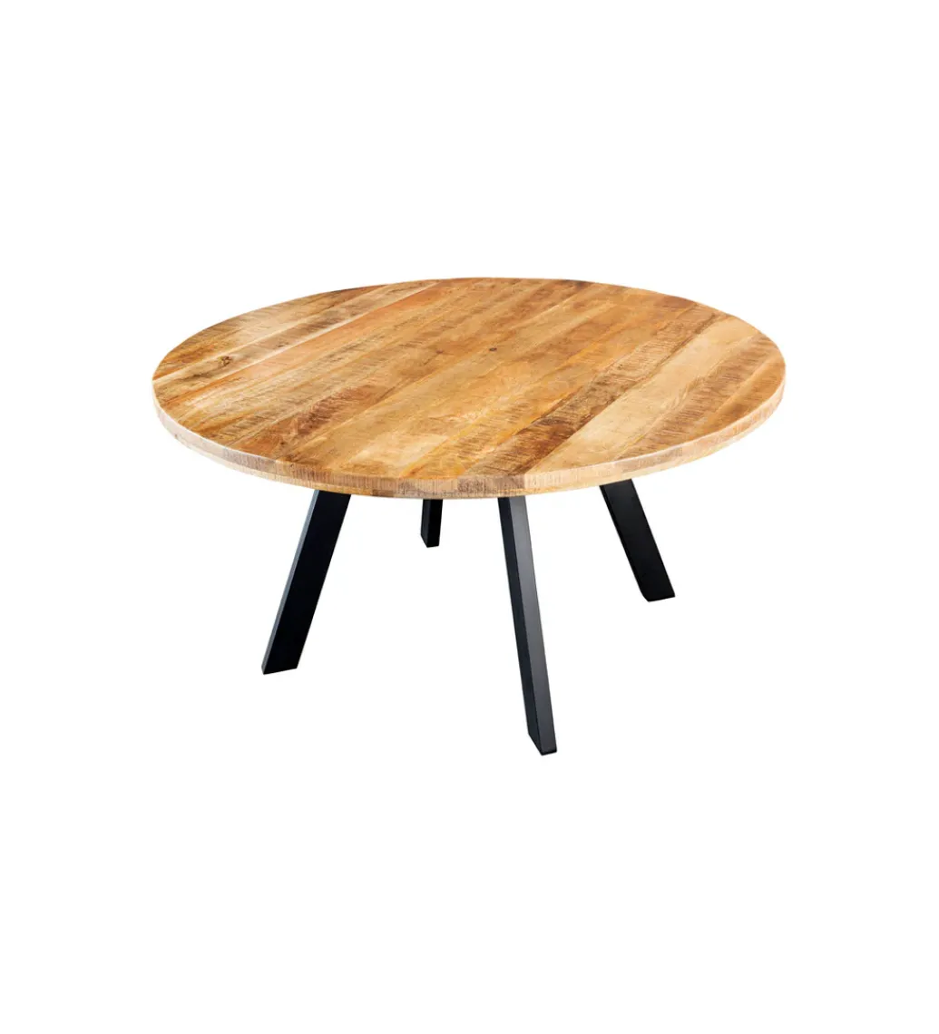 Stół IRON CRAFT 140 cm drewno mango naturalny*Invicta Interior New