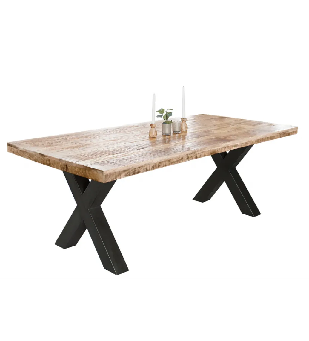 Stół Iron Craft X 200 Cm Drewno Mango*Invicta Interior