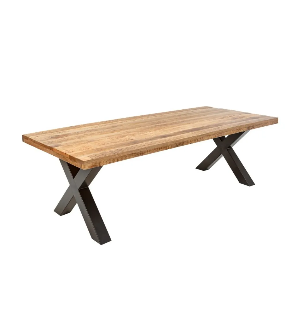 Stół Iron Craft X II 240 cm drewno Mango*Invicta Interior Sale