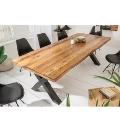 Stół Iron Craft X II 240 cm drewno Mango*Invicta Interior Sale