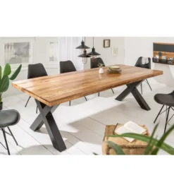 Stół Iron Craft X II 240 cm drewno Mango*Invicta Interior Sale