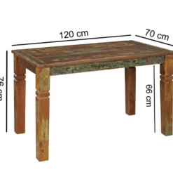 Stół JAKARTA Kalkutta 120 cm drewno mango*WOHNLING, GERMANY Online