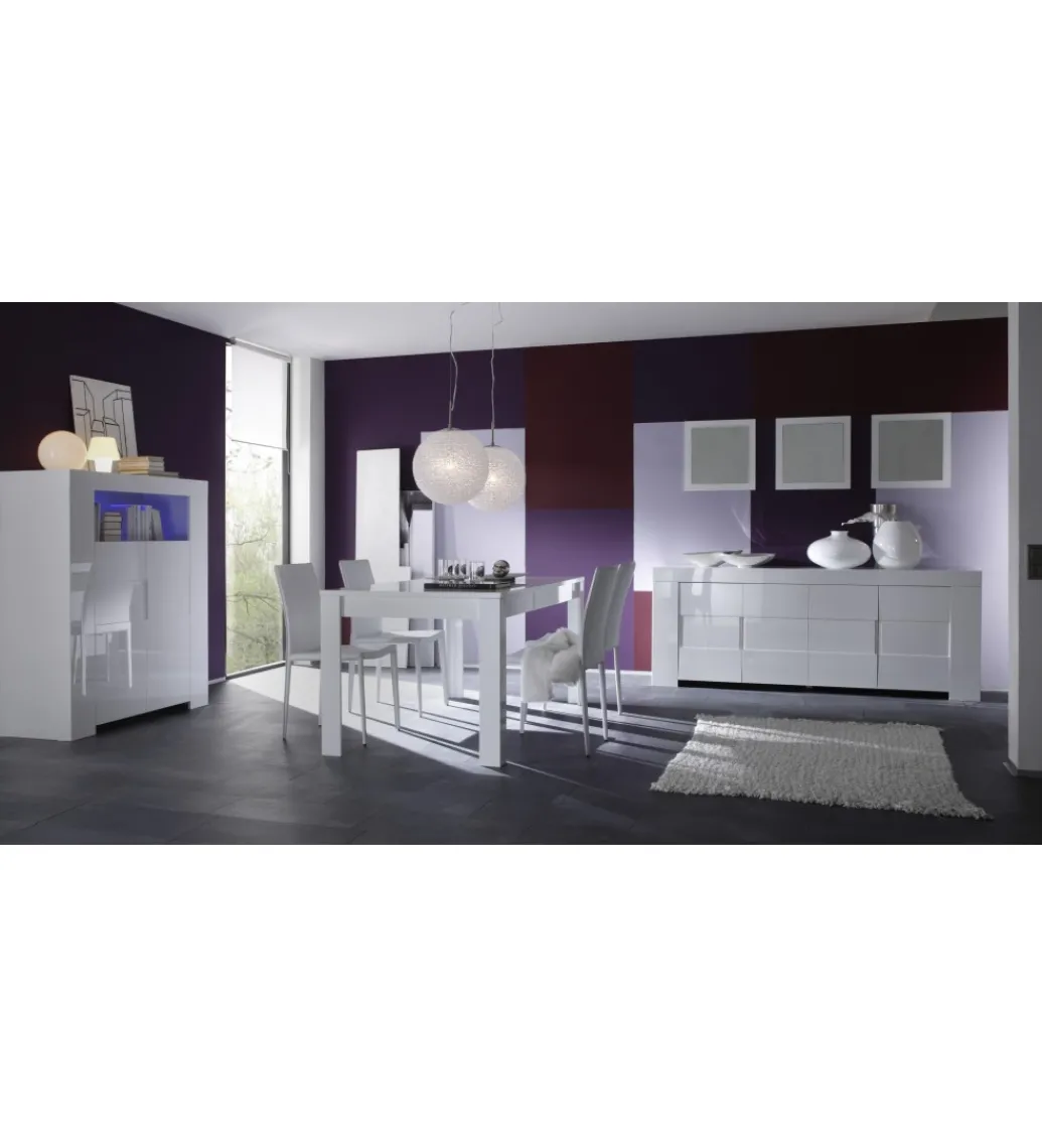Stół JUPITER 180 cm x 90 cm biały*MCA Linia Włoska Outlet