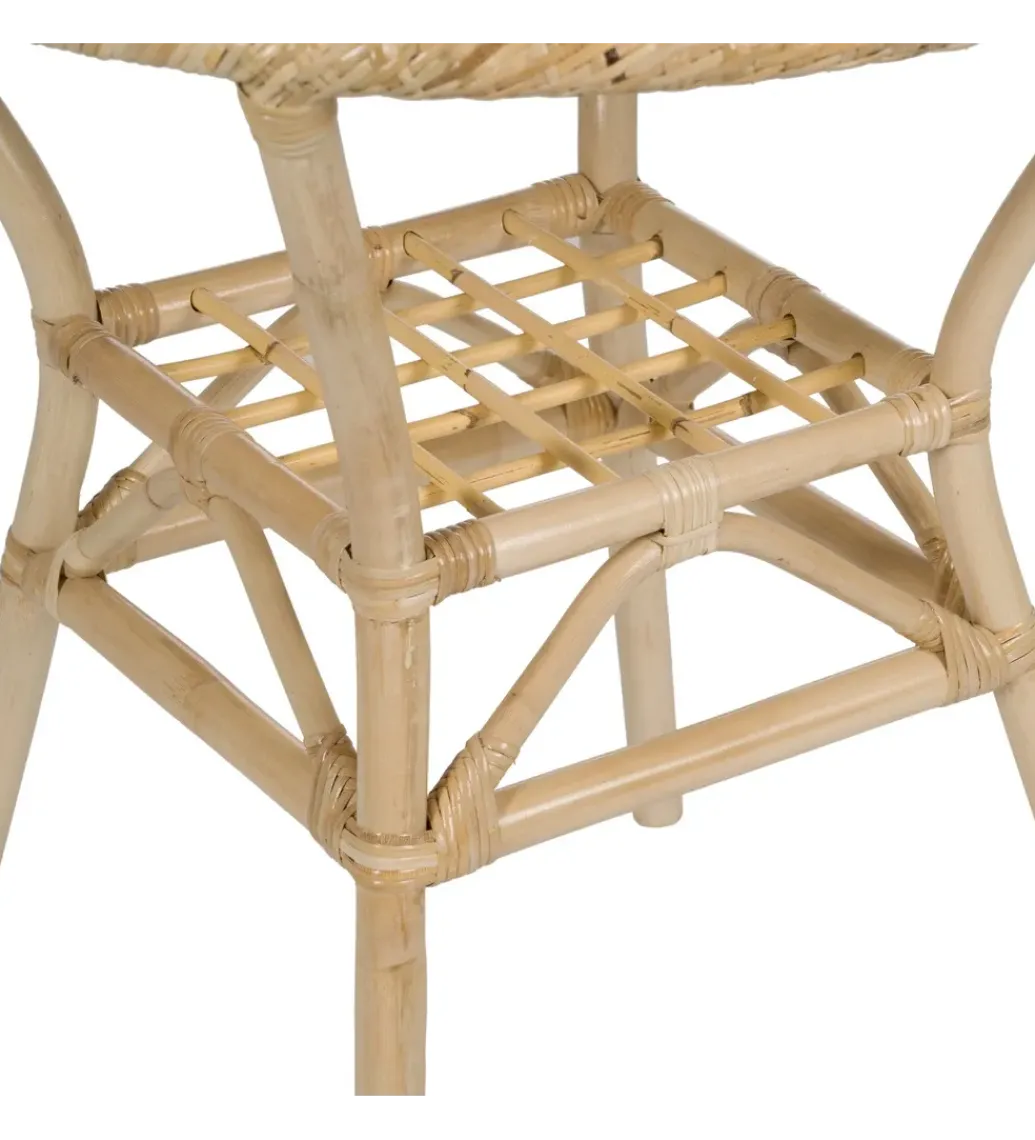 Stół KAPE 75 cm ratan naturalny*Zona-Design Outlet