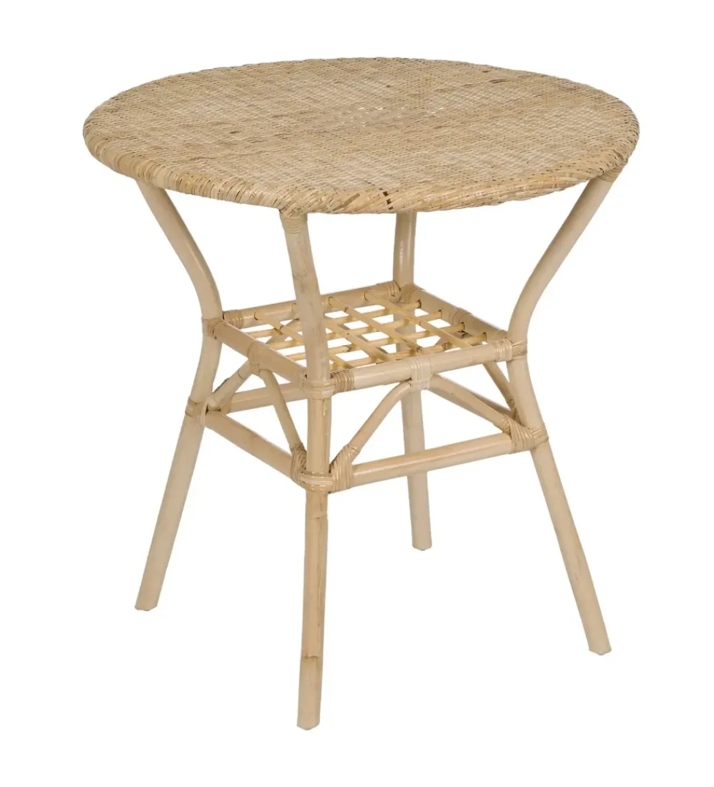 Stół KAPE 75 cm ratan naturalny*Zona-Design Outlet