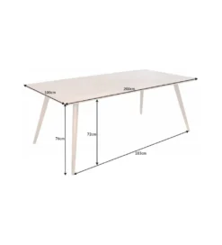Stół Komodo 200 cm drewno Sheesham*Invicta Interior