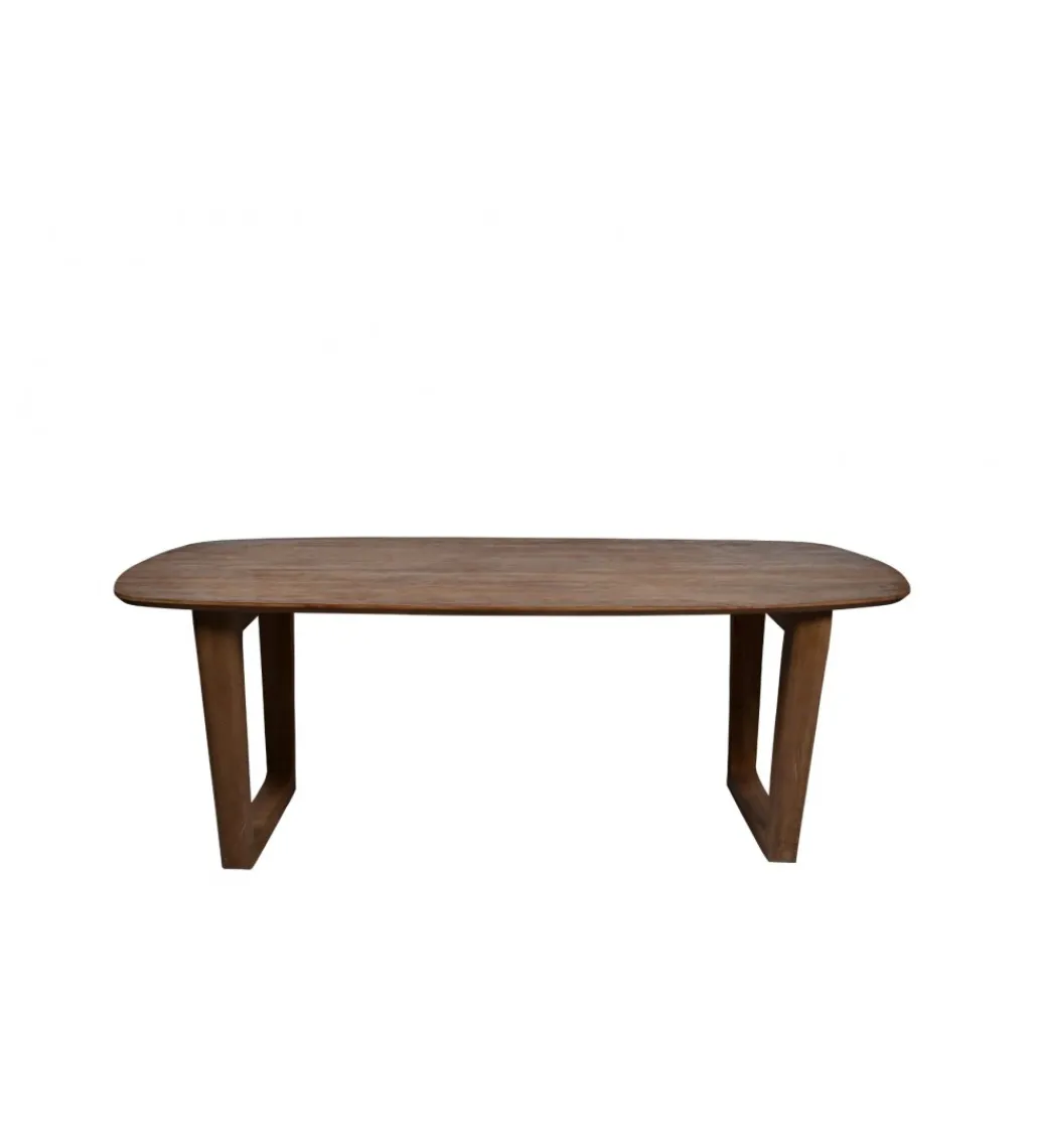 Stół KORTE 200 cm drewno mango brąz*LF-Design Discount
